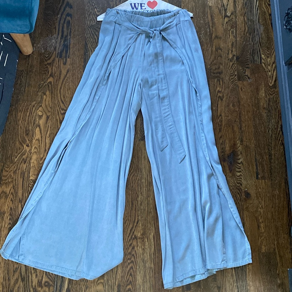 Anthropologie wide leg bohemian pants